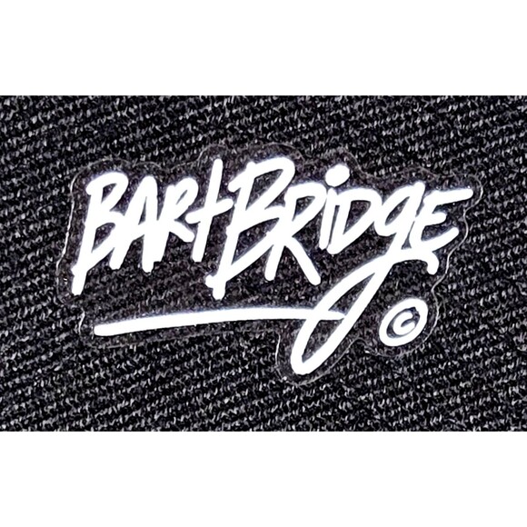 Bart Bridge Snapback Pocket Hat Black Trucker Patch Cap Tree Bear Kings Beach CA - Picture 11 of 11